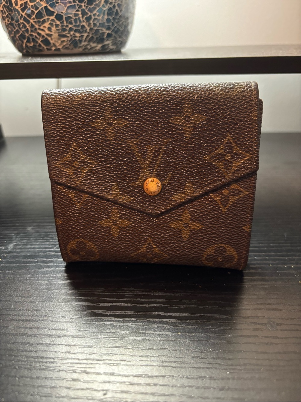 Authentic Louis Vuitton Vintage Monogram Elise Trifold Compact Wallet